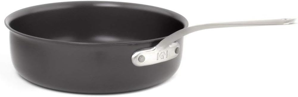 ICON Carbon Steel Dishwasher Safe Oven Safe Induction Safe Cookware- Assembled in the USA (4 Quart Saute Pan)