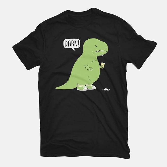 TeeFury - Darn! - Mens Animal, Dinosaur, T-Shirt
