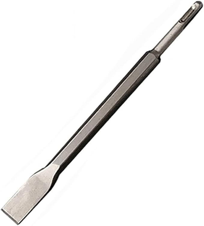 Hammer Drill Chisel, Heavy-Duty Impact Scaling Chisel Bit for Tile Masonry Concrete Brick Stone Work (SDS Plus Shank, Flat Chisel, 14mmx400mm)
