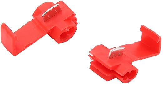 XYWHPGV 12pcs DC 12V Car Red Wire Quick Connector Terminal for 3.0-1.0mm2 Cable (bba40 7c45f e6220 0f442 1d59d 7884f