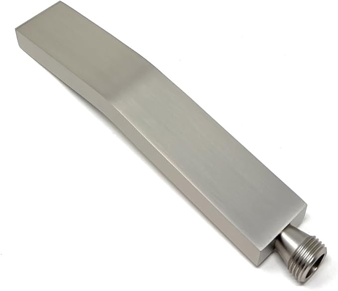 Cascada Contemporary Brass High Pressure Hand Held Shower Single Setting Hand Shower (Brushed Nickel)