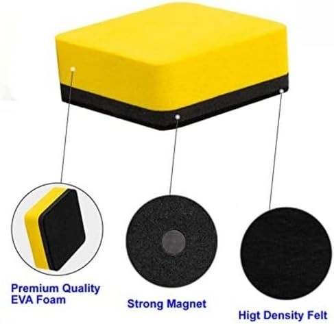 Dry Erase Erasers, Magnetic Whiteboard Dry Erasers, Classroom Supplies, Dry Erase Board Erasers, Mini Dry Erase Eraser for Classroom, Office, Home