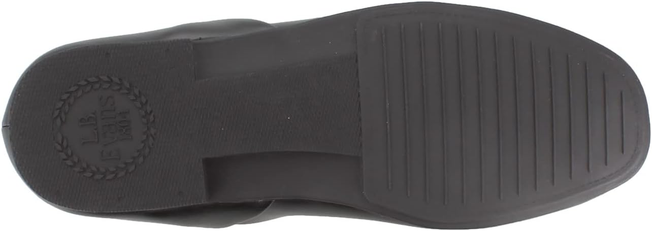 L.B. Evans Mens Radio Tyme Slip On Casual Slippers Casual - Black