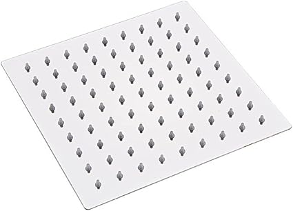 Magik 81012'' Stainless Steel Flow Rainfall Square Shower Head Full Body Coverage (8 Inches)