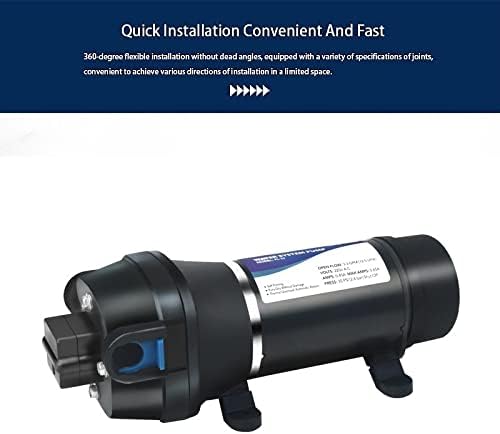 Water Pumps, Parts Accessories AC220V 110V Electric Vacuum Reciprocating Marine High Pressure Water Supply Pump FL-4143(12V)