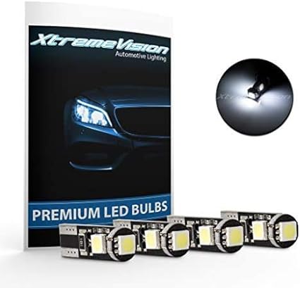 XtremeVision T10 168 194 175 161 158 1SMD Canbus Cool White LED Bulbs (4PCS)