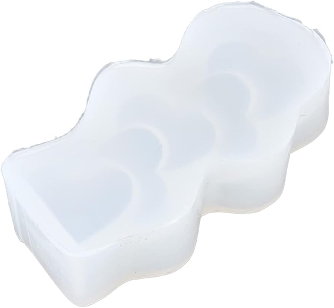 Cake Candle, Food Candle Silicone, DIY Candle Silicone Grade Silicone Candle,Easy Demoulding DIY Chocolate Cake Reusable Handicrafts for DIY (Heart Shaped)