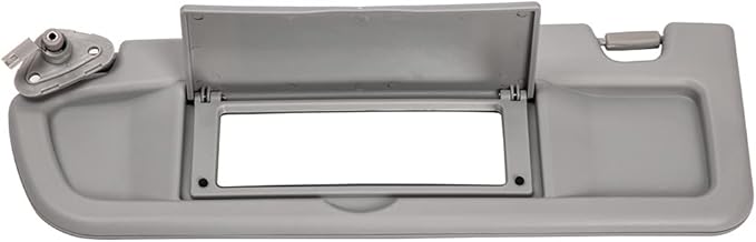 Left driver side sun visor compatible with Civic 2006, 2007, 2008, 2009, 2010, 2011, 06, 07, 08, 09, 10, 11, replacement 83280-SNA-A01ZC, light gray