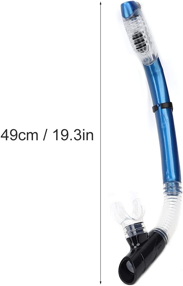 Detachable Dry Swim Snorkel, Ergonomic Design for Comfortable Snorkeling and Diving