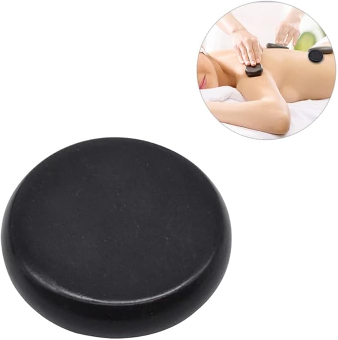 Ciieeo 2pcs Heating Stones for Massage Massaging Rocks hot Stones for Massage Massage stoness Marble Massage Stones Basalt Massage spa Relaxing Black Major hot Back Pain