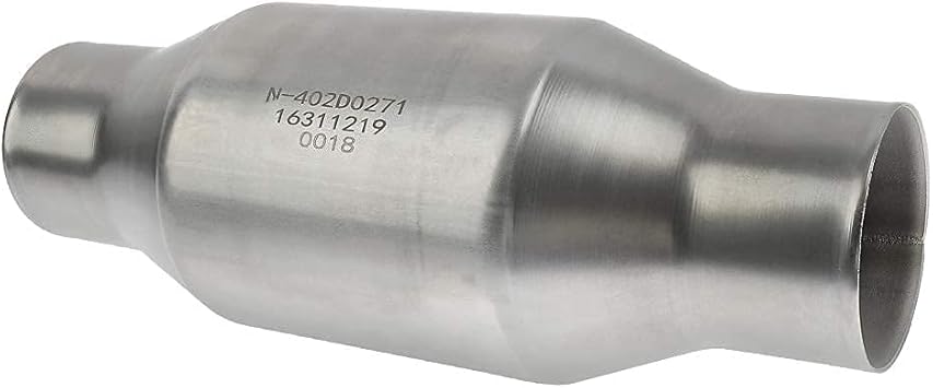 MAYASAF 2.5" InletOutlet Universal Catalytic Converter, with O2 PortEPA Compliant