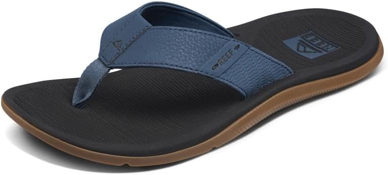 Reef Men's Santa Ana Flip Flop, Arch Support, Water Friendly, Non Marking Outsole