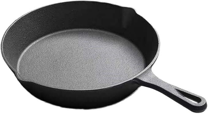 Cast Iron Pans, Pan Sauté Kitchen Pan, Cast Iron Skillet with Handle (8 Inch)
