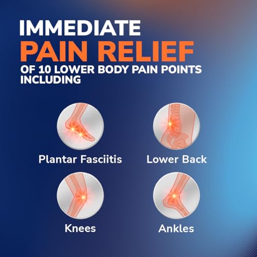 Dr. Scholl’s Advanced Pain Relief Insoles for Men Women, Heavy Duty Orthotics Inserts for Work Shoes & Boots, Plantar Fasciitis & Arch Support, Flat Feet, Shock-Absorbing, Supports up to 340 lbs MEN 7.5-8 WOMEN 8.5-9