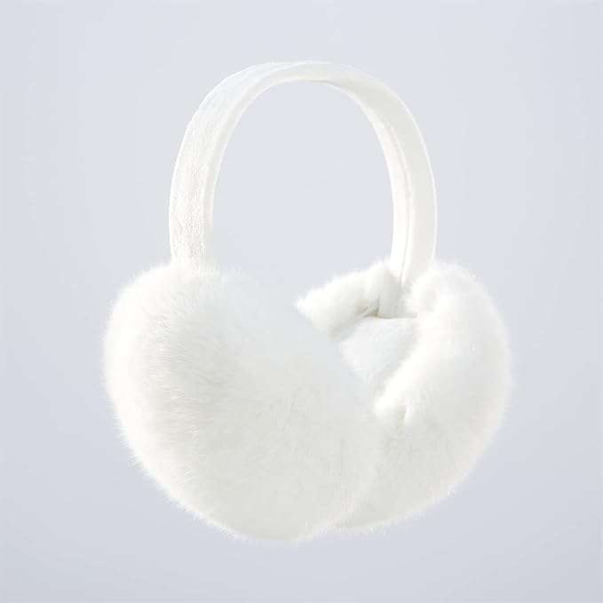 Earmuffs Cute Dense Faux rabbit Fur Creative Warm Ear Warmer Furry Winter Outdoor EarMuffs Foldable Ear Warmer Unique Gifts