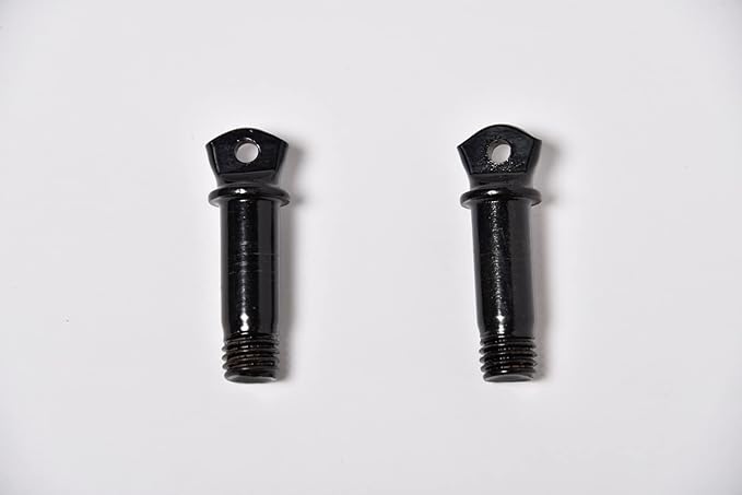 2-Pack 12-Inch Black Bow Shackles, D-Ring, Heavy-Duty, 10 Ton, 22,000 Pounds, Breaking Strength, 2 Ton WLL, 4400 Pounds with 58 Pin Screw