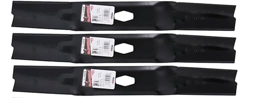 3PK 17225 Blades (18-58") Compatible with 54" MTD, Cub Cadet 742P05086