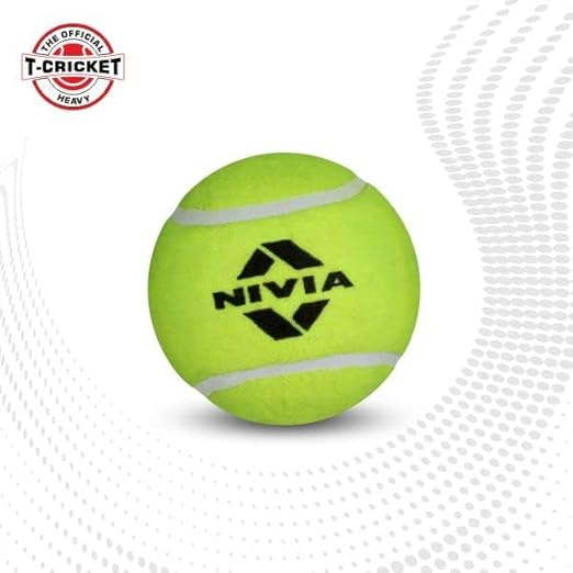 Nivia Heavy Tennis Ball Cricket Ball (Pack of 6)