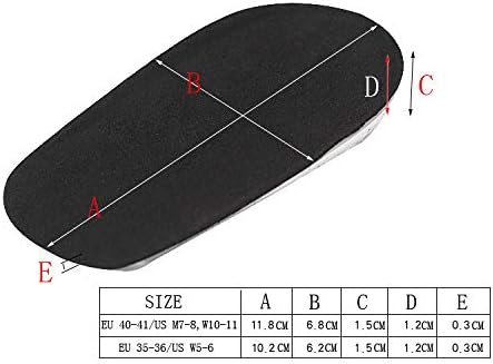 RGA 1cm Gel Height Increase Insoles, 1 Heel Lift Gel Cushion Shoe Insoles