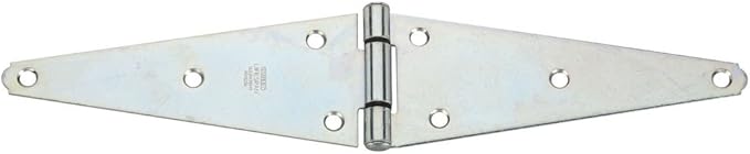 National Hardware N128-157 8' Heavy Strap Hinge Zinc Plated
