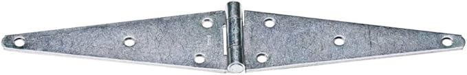 National Hardware N127-878 282BC Heavy Strap Hinge in Zinc plated,10 Inch