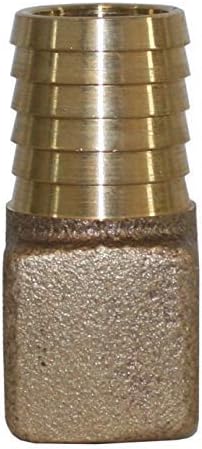 Merrill MFG RBHENL100 1" X 3/4" No-Lead Hydrant Elbow, Bronze, 1" X .75"