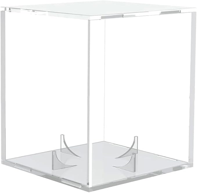 Clear Basketball Display Case Acrylic Football Basketball Storage Clear Box Sports Baseball Holder Container with Stand