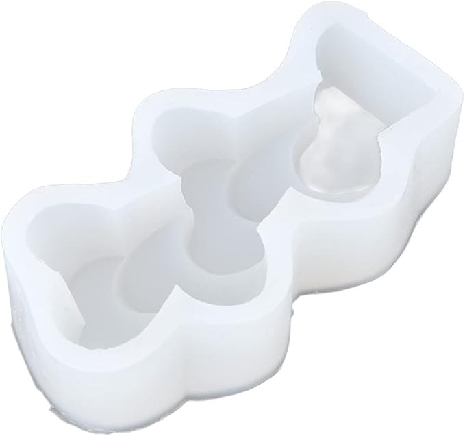 Cake Candle, Food Candle Silicone, DIY Candle Silicone Grade Silicone Candle,Easy Demoulding DIY Chocolate Cake Reusable Handicrafts for DIY (Heart Shaped)