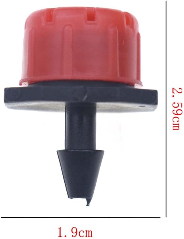 10Pcs Irrigation Drippers Sprinklers 14 Inch Drip Watering System for Vegetable Gardens, Flower beds, Lawn