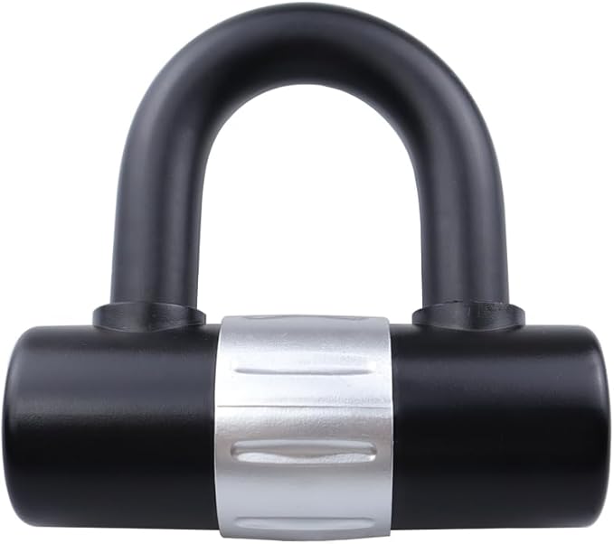 Motorcycle Heavy Duty Bike Lock U Lock Disc Lock for Motorcycle, Bike, Scooter, Generator, Bicycle and Gates