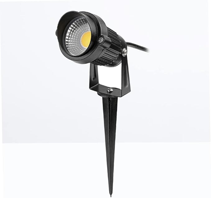 Angoily Outdoor Led Landscape Spotlight Cob Stake Light for Garden Pathway Decor Heavy Duty Warm Light for All Weather Conditions