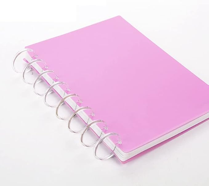 100pcs Discbound Planner Discs Expansion Discs Loose Leaf Disc for Discbound Notebook Planner Scrapbook Binding(Super Clear,0.7inch18mm)
