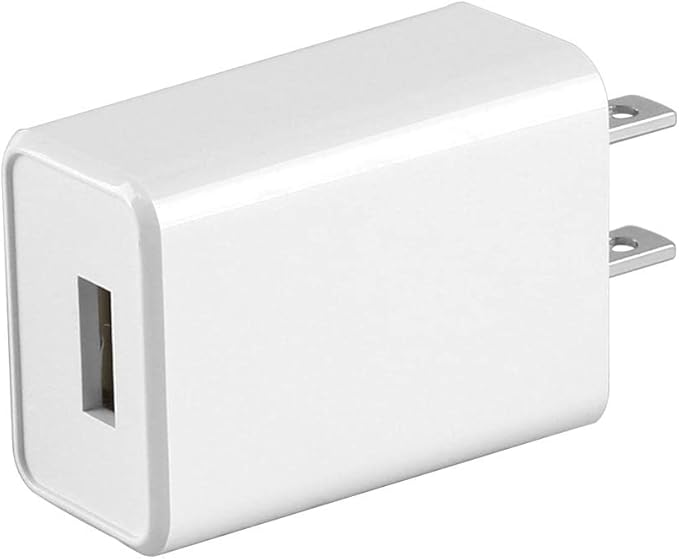 Wall Charger Cube 5V2A USB Power Supply Charging Block Universal Wall Plug Brick Portable Travel Fast Charger Power Adapter for iPhone, Samsung Galaxy, LG (White)