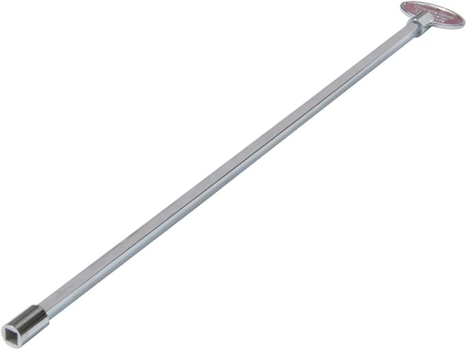 Stanbroil Universal 18-Inch Gas Valve Key, Fits 14" and 516" Turn Ball Valve for Fire Pits and Fireplaces, Polished Chrome