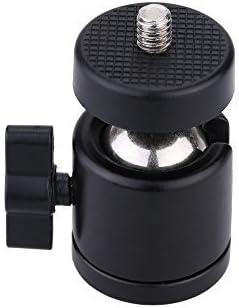 AKOAK 14" Swivel Mini Ball Head Screw Tripod Mount for DSLR Camera Camcorder Light Bracket, Pack of 1