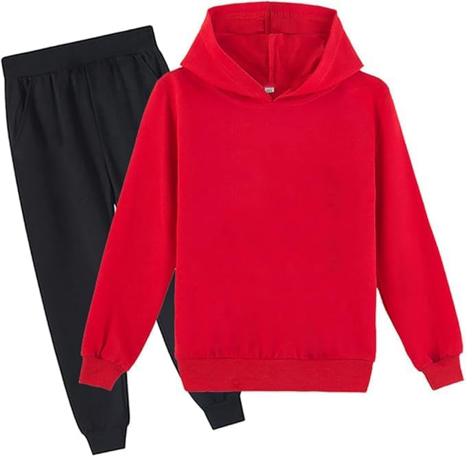 Boys /Girls Anime Slayer Tracksuit Pullover Hoodie Jogging Pants Set 2 Pieces Sweatshirt for Kids 2-15Years