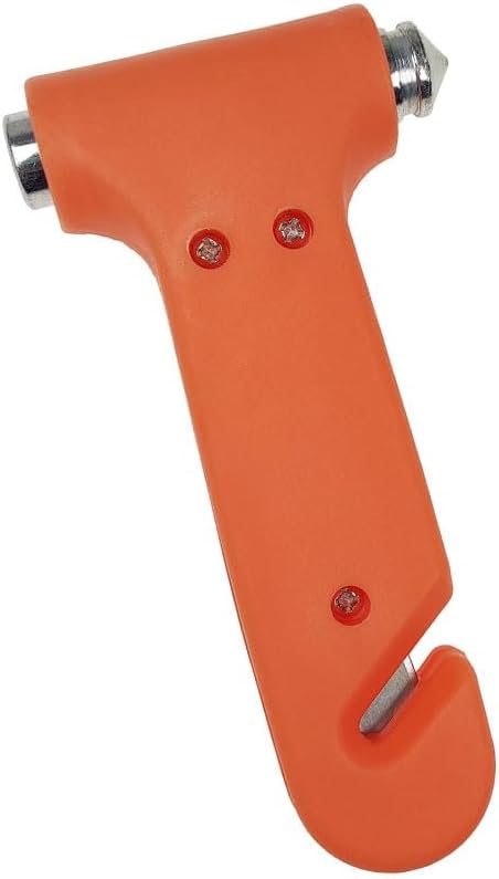 Car Safety Hammer Emergency Escape Tool with Window Breaker Seatbelt Cutter, Automotive Rescue Kit for Family, Vehicle, Office, Compact, Multifunctional, Made for Self-Rescue