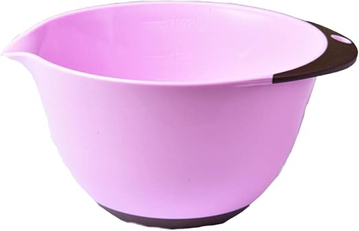 Mixing Bowl Set with Spout And Measurement Indicators, 22cm set of 2