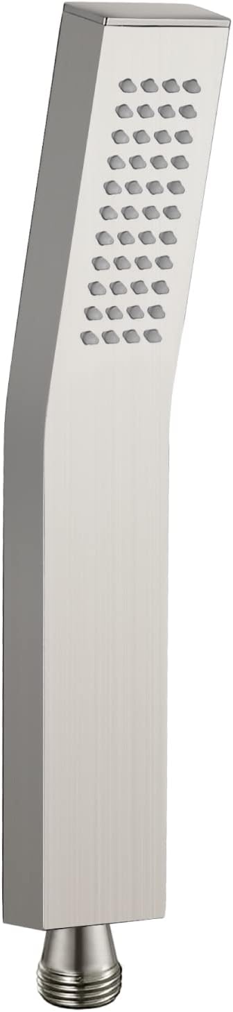 gotonovo Wall Mount High Pressure Brushed Nickel Square Hand Held Shower