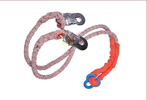 HUAWELL Body Safety Harness for Climbing Cement Pole with Two Safety Rope International Standard (Safely rope)