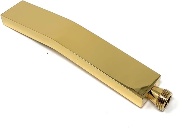 Cascada Contemporary Brass High Pressure Hand Held Shower | Single Setting Hand Shower (Polished Gold)