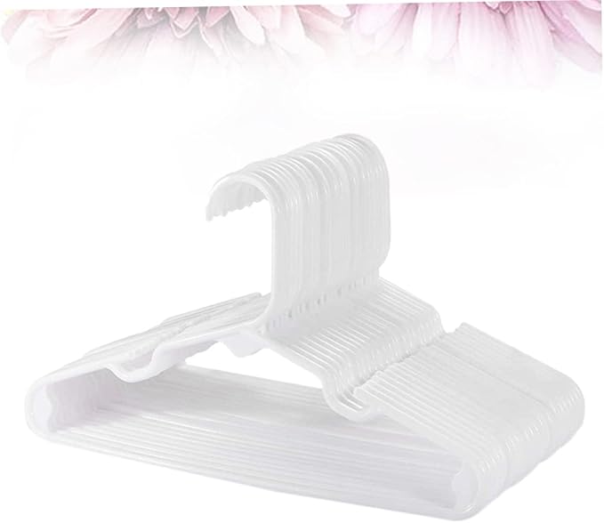MAGICLULU Space-Saving Boys and Girls Hangers 20pcs Plastic Hangers for Baby Clothes Skid-Resistant Easy to Use
