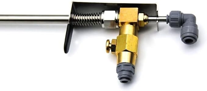 Stainless Bottle Filler Beer Gun, 1pcs stainless steel extended beer gun1PCS 5.6ft hose1 set of quick couplings,