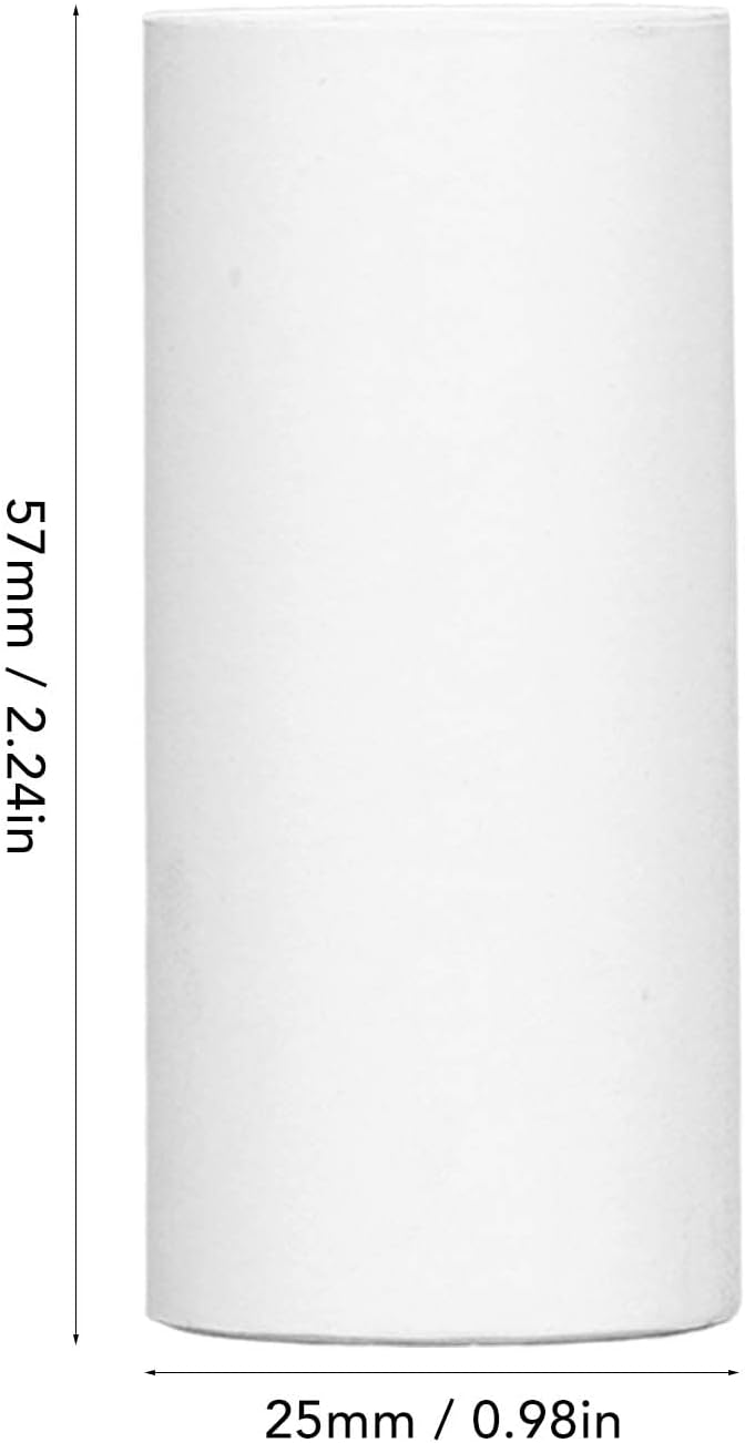 10Rolls 2.24 x 0.98in Thermal Printer Paper, White Printable Thermosensitive Thick Paper Thermal Paper Rolls for Small Printer