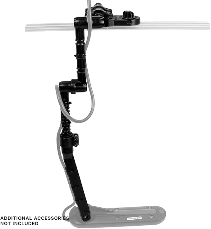 YakAttack Switchblade Transducer Mount | Track Mount Fish Finder Arm for Kayaks | 25.75" Adjustable Deployment Arm | Low Profile & Hydrodynamic | Built for Saltwater Use | Made in USA