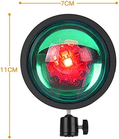 Projection Atmosphere Lamp LED Night Light,USB Projector 360 degree Rotation Photography Lamps for Home Room Studio D