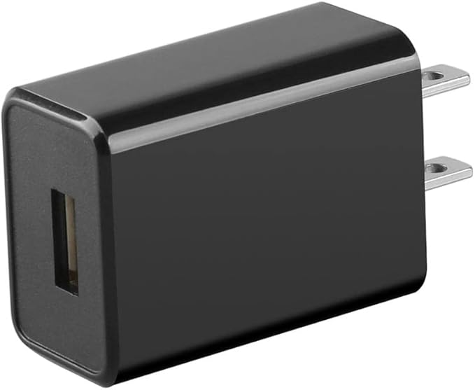 Wall Charger Cube 5V2A USB Power Supply Charging Block Universal Wall Plug Brick Portable Travel Fast Charger Power Adapter for iPhone, Samsung Galaxy, LG (Black)