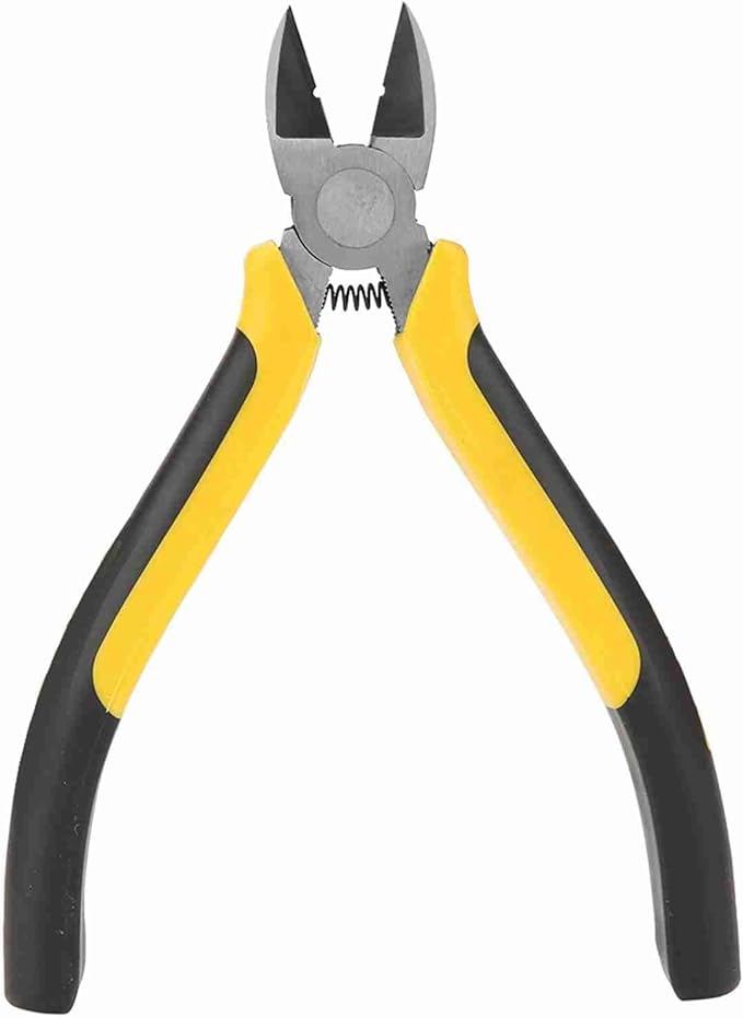 Wire Cutter 6 Inch Wire Cutter Micro Diagonal Pliers High Exactness Side Cutters Pliers for Cut Electronics, Wires Skidproof (TU-206)