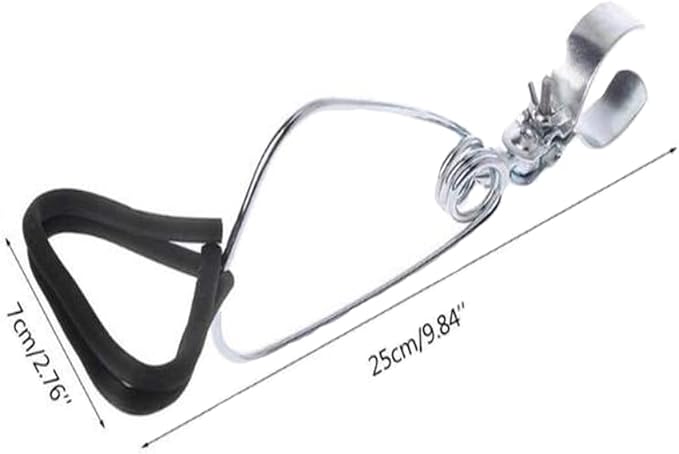 TWDRTDD Adjustable Clamp Lamp Stand Fixture for Reptile Light clamp,E27E26 lamp Socket Clip, Reptile Pet Heating Light Lamp Clamp Holder for Ceramic Bulbs Heater,IR Heat Lamp (Pack-1)