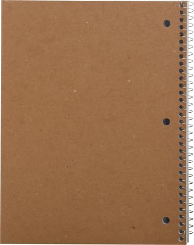 Top Flight Standards 1-Subject Notebook, 70 Sheets, Perforated, Wide Rule, Color May Vary (31306)